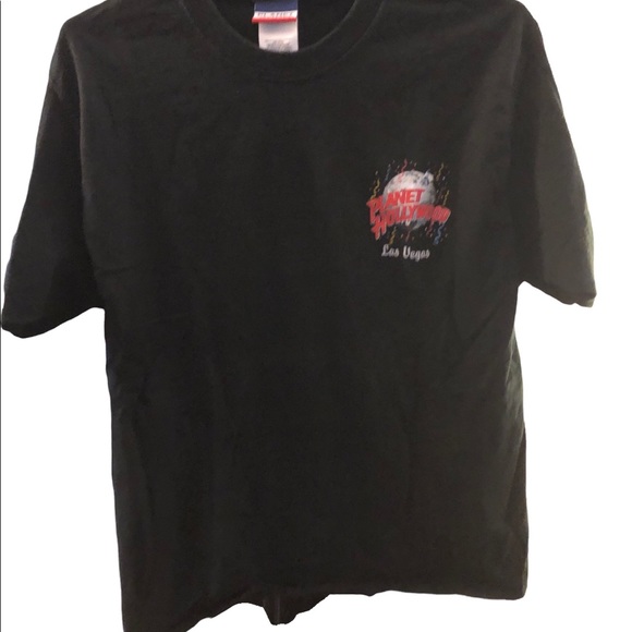 Planet Hollywood Las Vegas 2000 T-shirt Tee double sided Medium - Picture 7 of 7